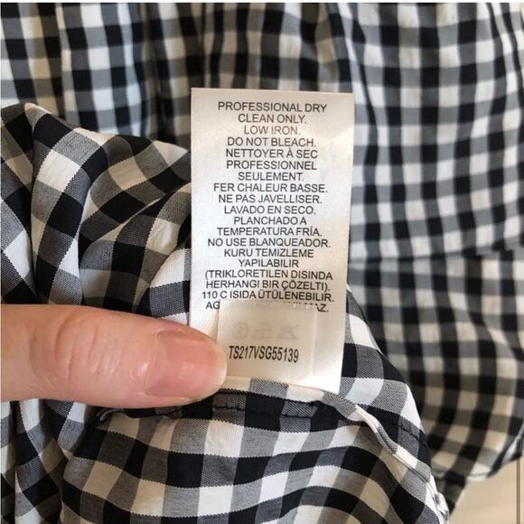 Tibi Asymmetrical Gingham Ruffle Skirt - Picture 9 of 12